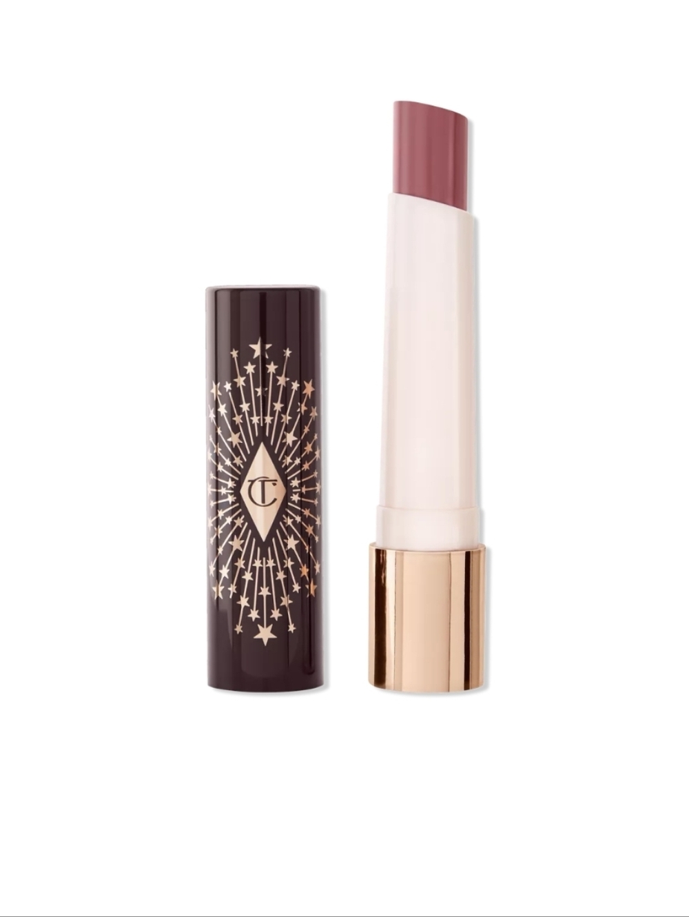 Charlotte Tilbury Hyaluronic + Happikiss Color Balm: Pillow Talk, .08oz, NIB